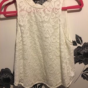 Lace tank